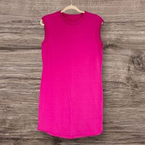 Frank & Eileen Mini Cory Dress Guava Pink Heritage Jersey Cotton XS NWT